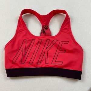 Nike dri-Fit racer back pink sports bra size XS